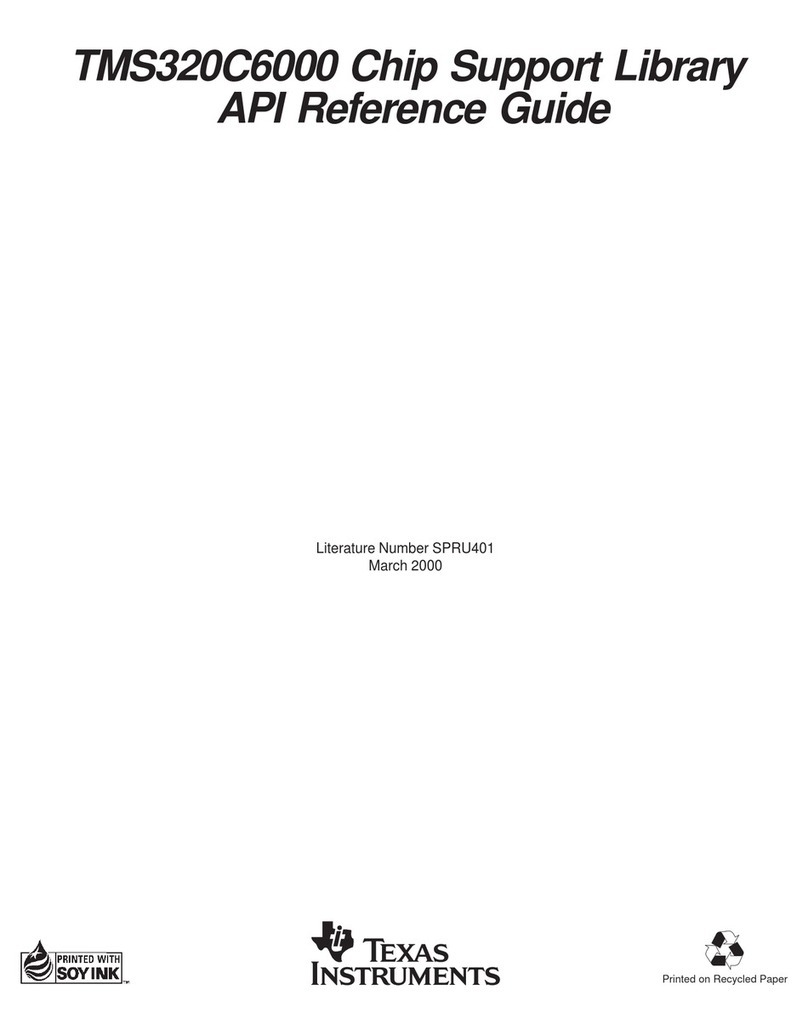Texas Instruments TMS320C6000 DSP User manual
