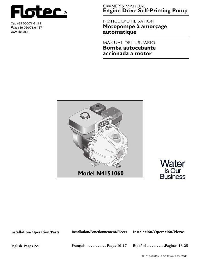 Pentair Flotec N4151060 owner's manual Pentair Flotec N4151060 owner's manual