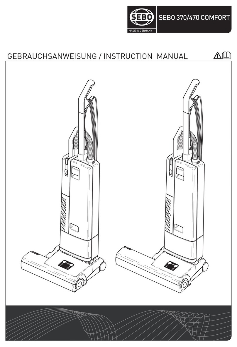 Sebo 370 comfort User manual