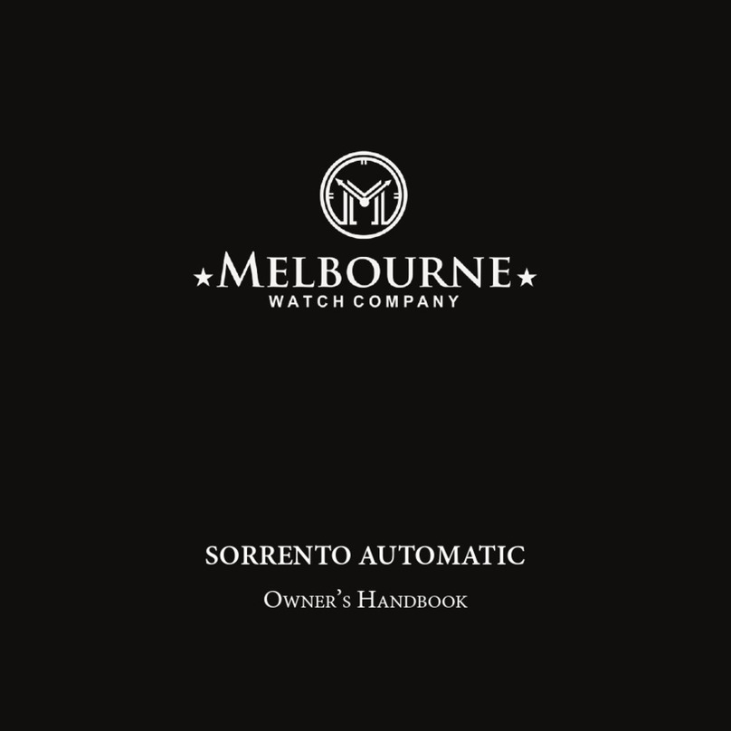 Melbourne SORRENTO AUTOMATIC Owner's handbook
