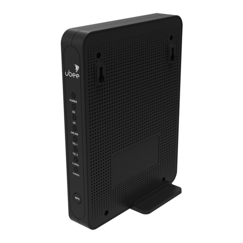 Ubee UBC1310BA10 Quick installation guide