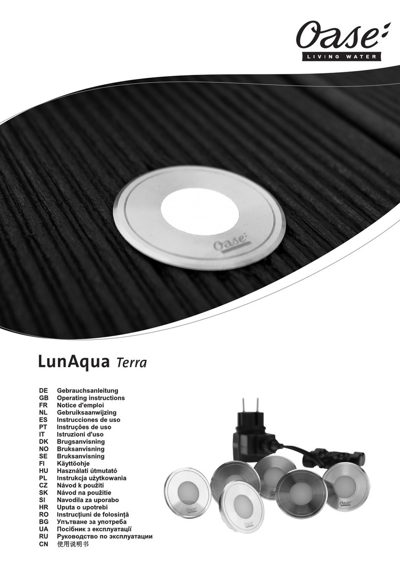 Oase LunAqua Terra operating instructions