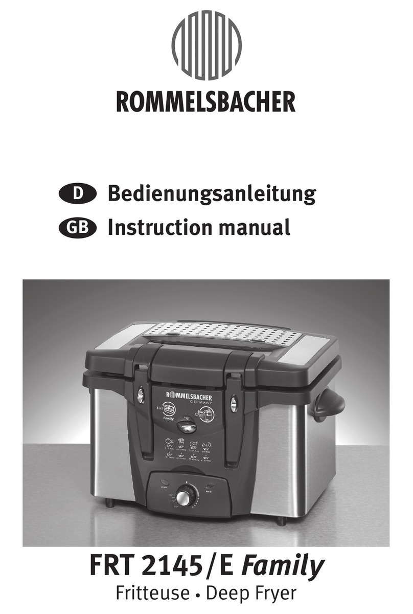 Rommelsbacher FRT 2145/E Series instruction manual Rommelsbacher FRT 2145/E Series instruction manual