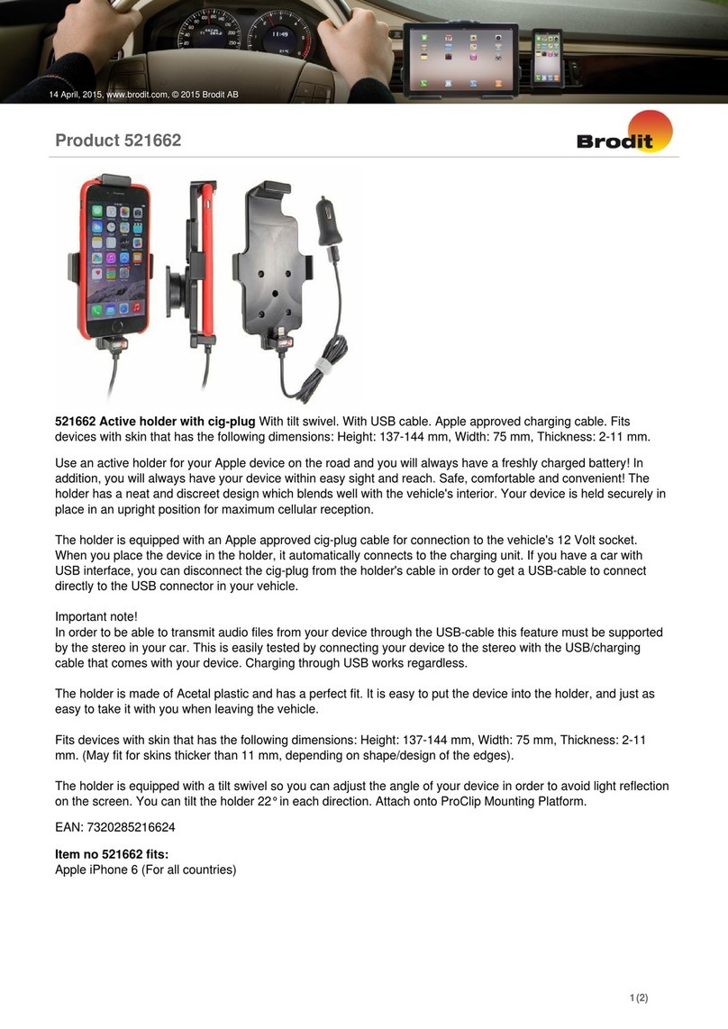 Brodit 521662 user manual