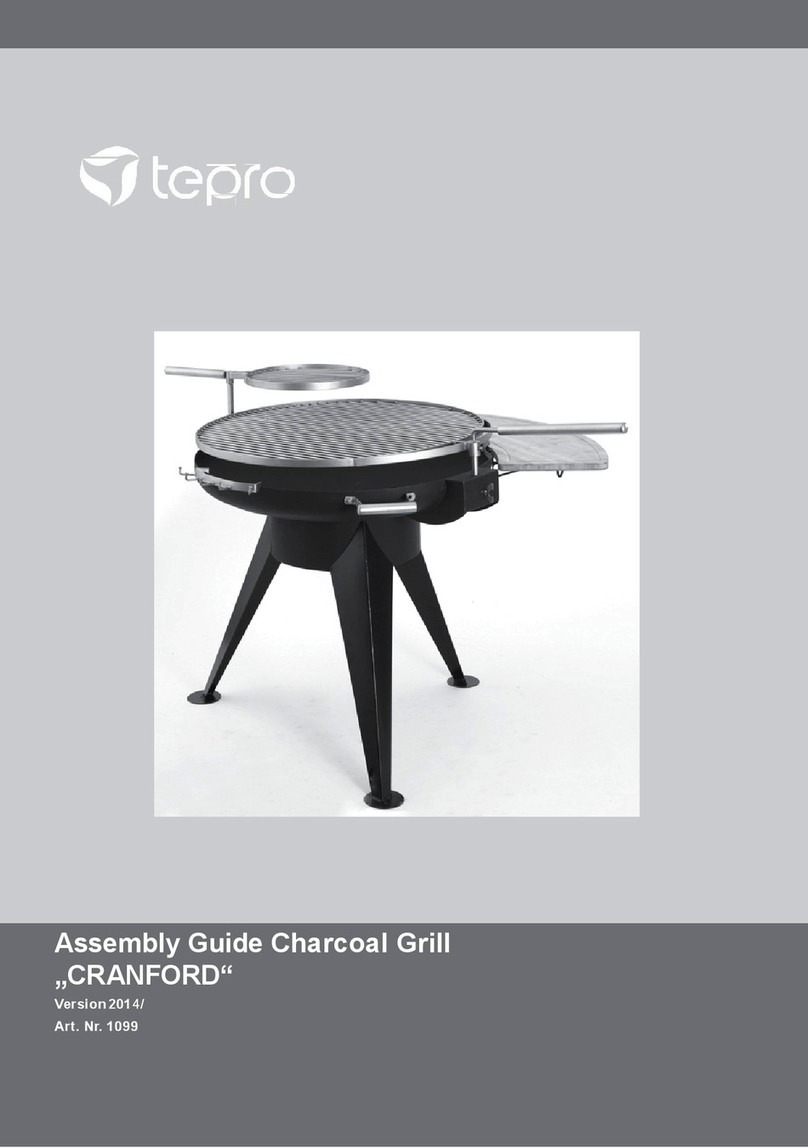 tepro CRANFORD Assembly guide