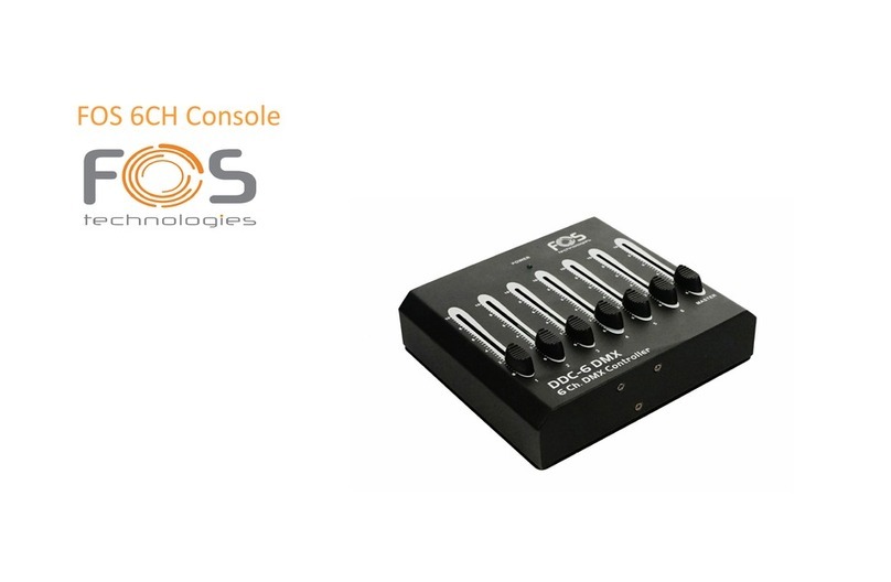 FOS Technologies DMX-6 User manual