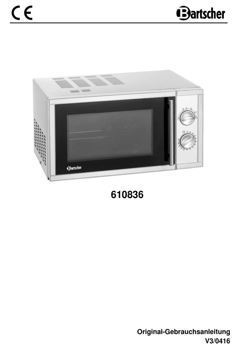Bartscher 610.836 User manual