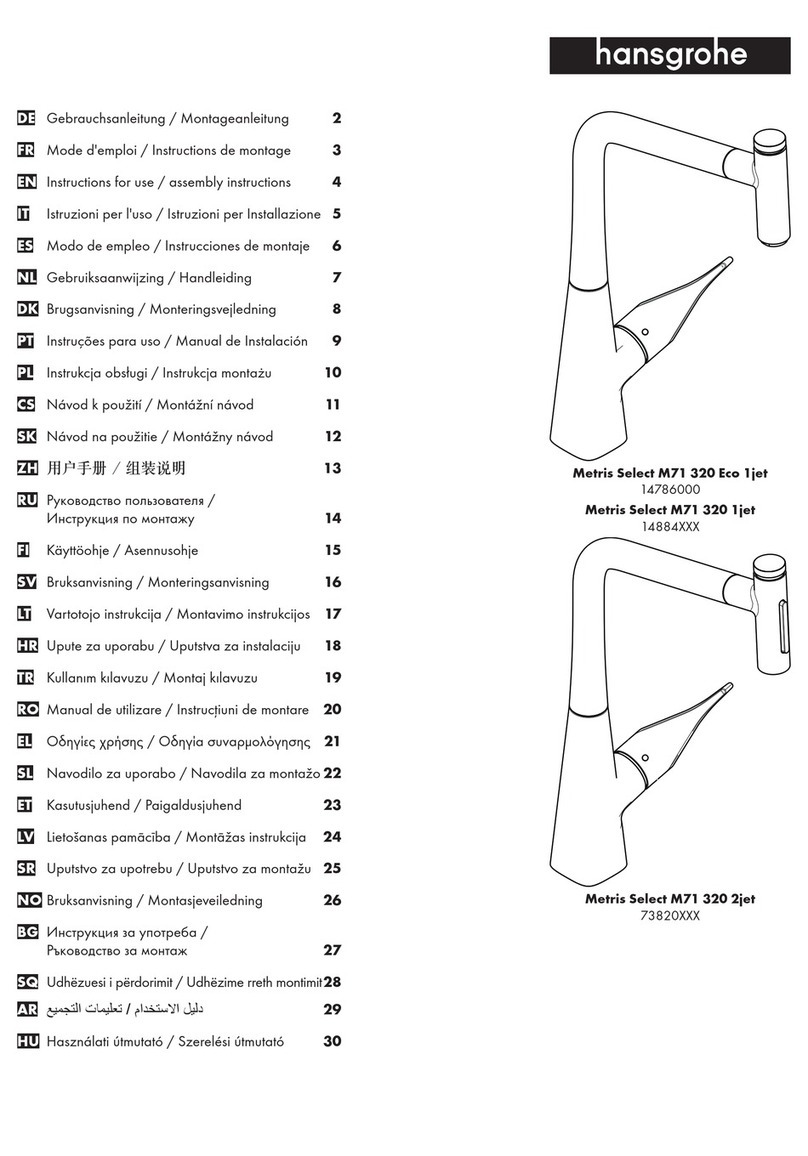 Hans Grohe 14786000 Instructions for use