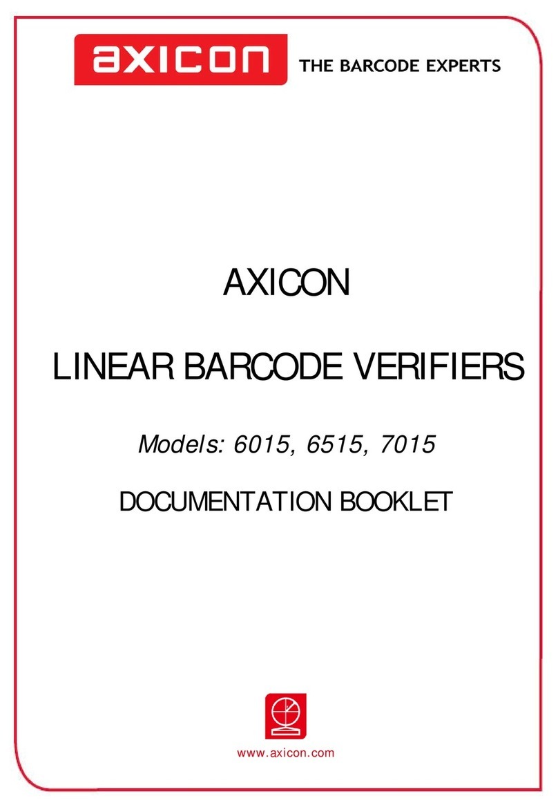 Axicon 6015 Operator's manual