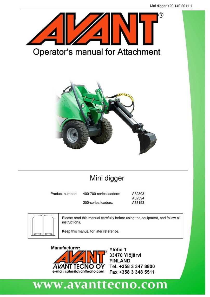 Avantco A32393 Operator's manual Avantco A32393 Operator's manual
