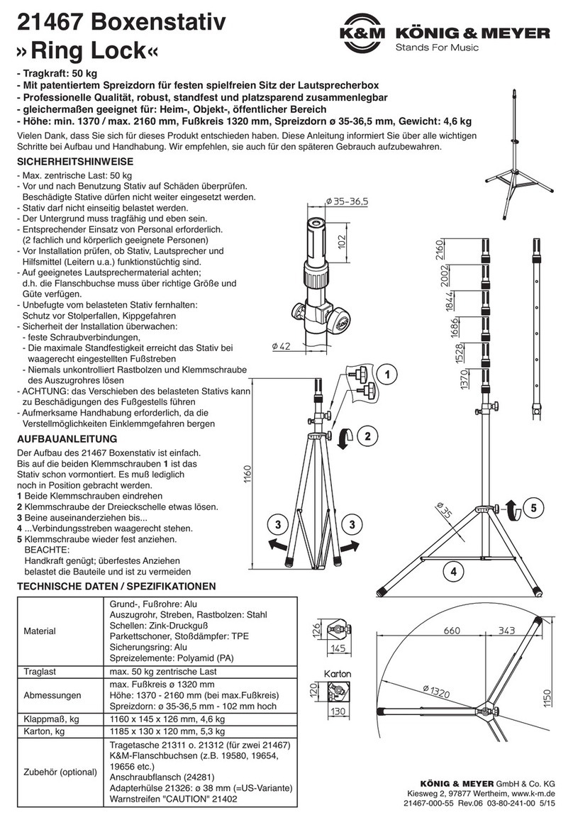 Konig & Meyer Ring Lock 21467 manual