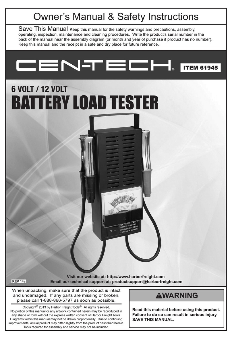 Centech 61945 Assembly instructions