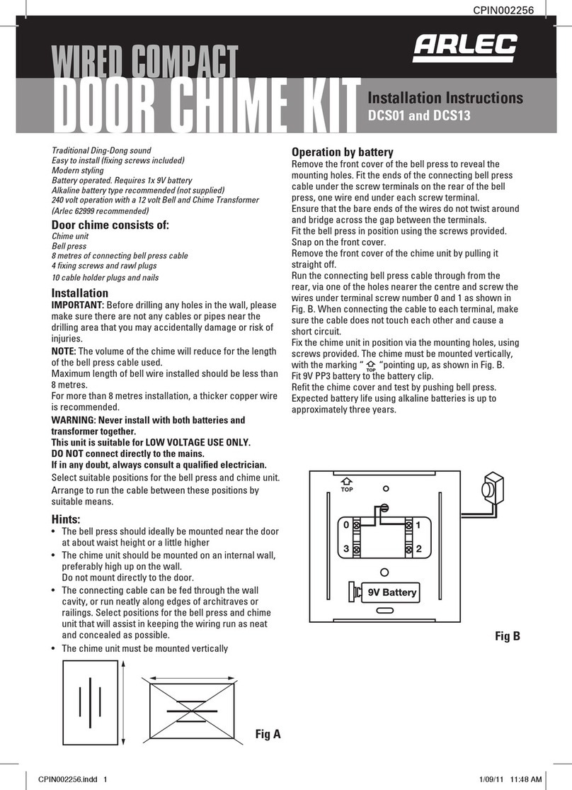 Arlec DCS01 installation instructions