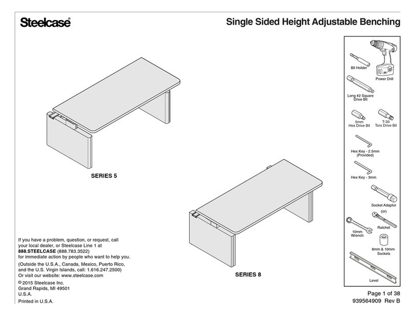 Steelcase SERIES 8 manual
