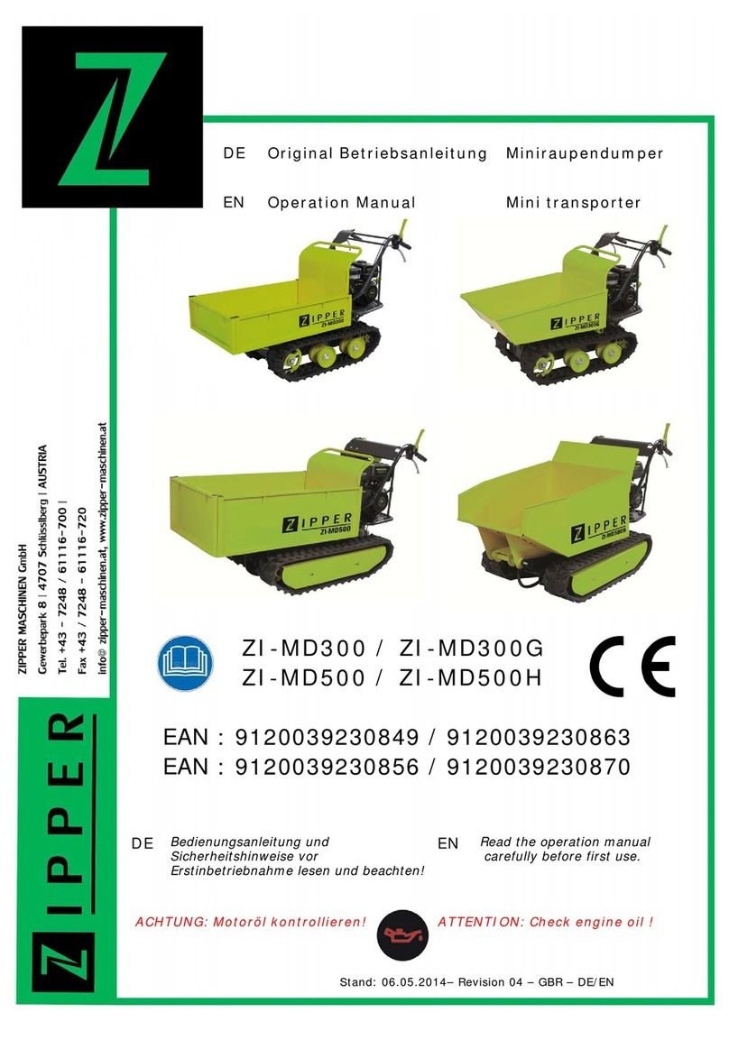 Zipper Mowers ZI-MD300 Operation manual