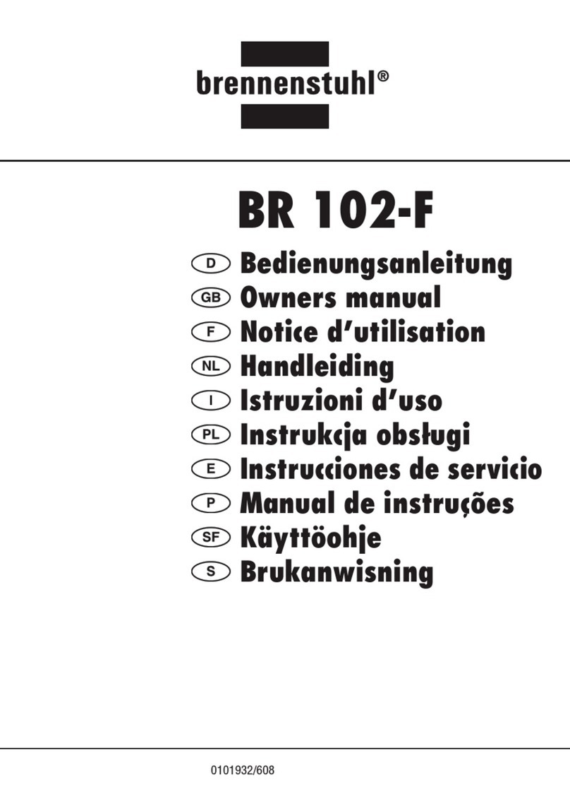 brennenstuhl BR 102-F owner's manual brennenstuhl BR 102-F owner's manual