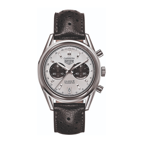 TAG Heuer CALIBRE 18 Series Instructions and guarantee card