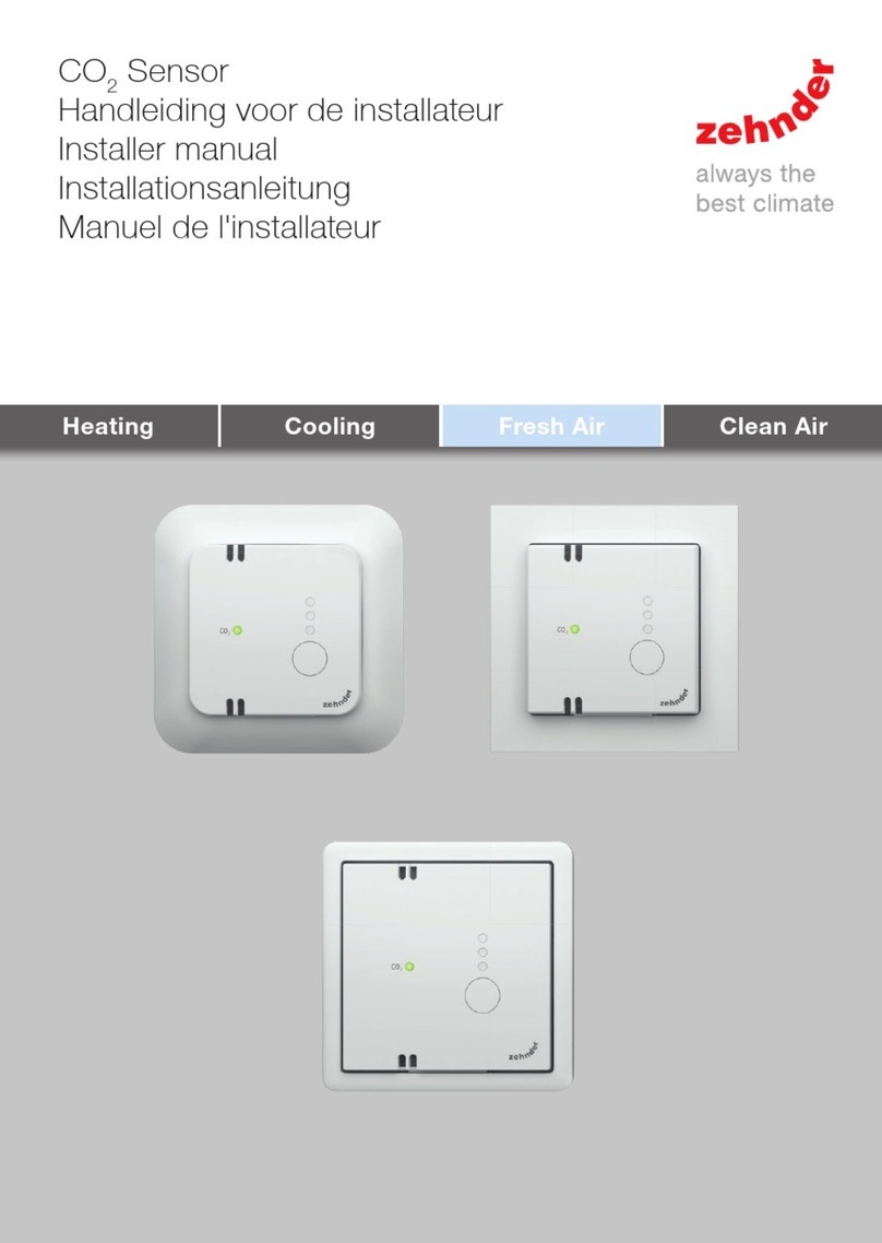 Zehnder Rittling RF Series Installer manual
