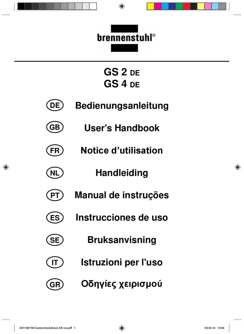 brennenstuhl GS 2 DE User handbook