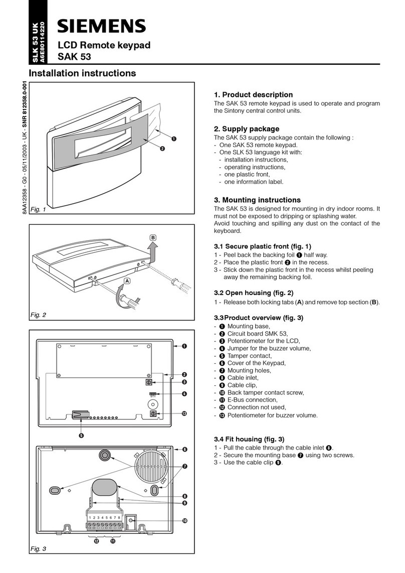 Siemens SAK 53 User manual
