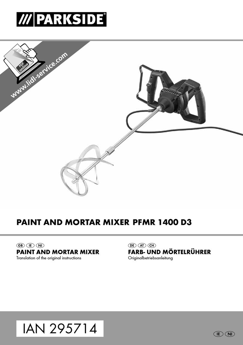Parkside PFMR 1400 D3 Original instructions