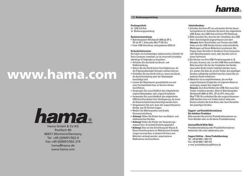 Hama 00011576 user manual