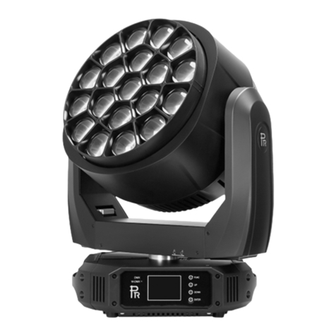 PR Lighting XLED 6019 User manual PR Lighting XLED 6019 User manual