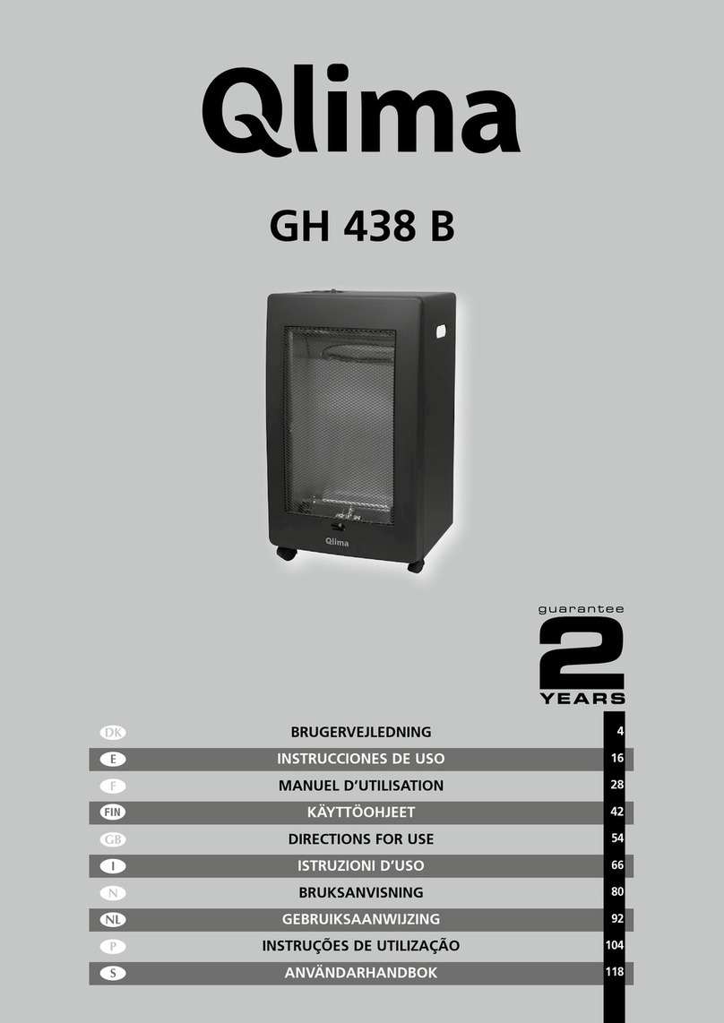 Qlima GH 438 B Directions for use