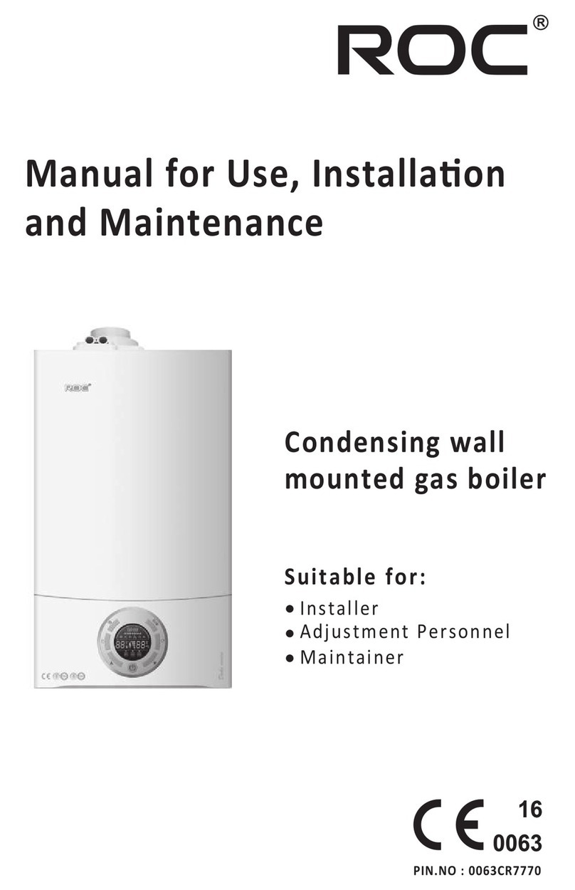ROC LL1GBQ24-B26CG Manual for Use, Installation and Maintenance