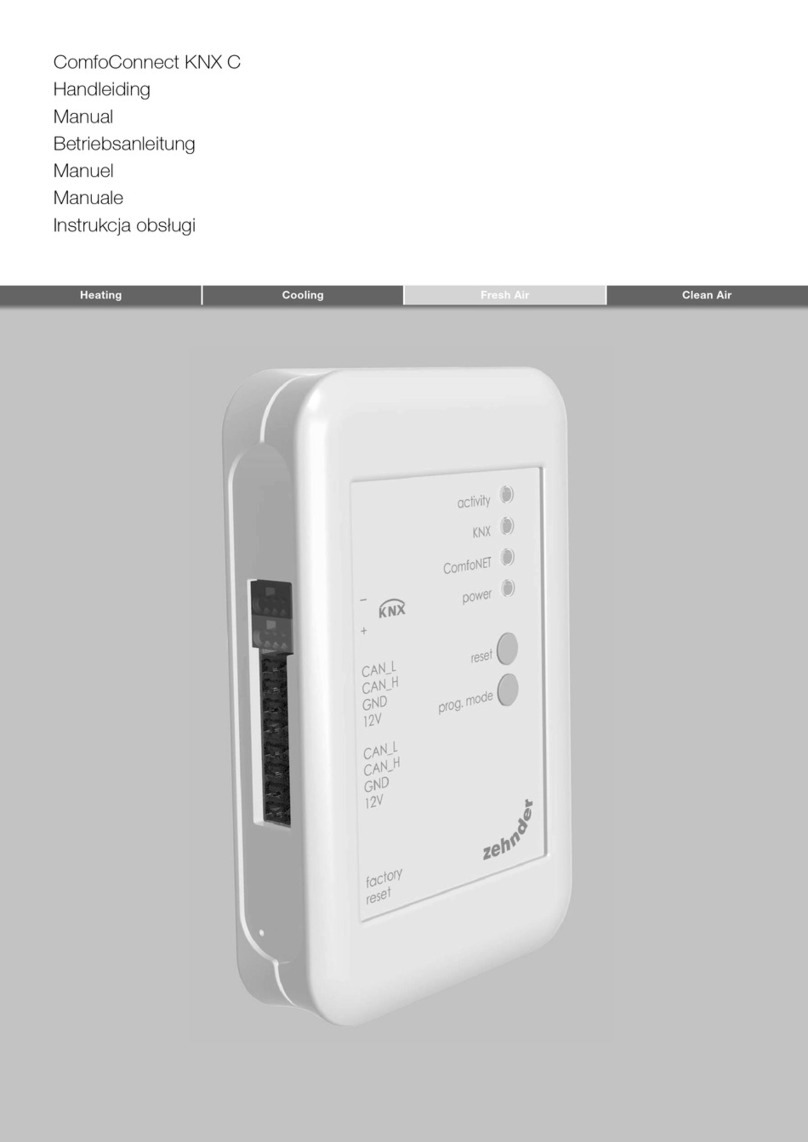Zehnder Rittling ComfoConnect KNX C manual