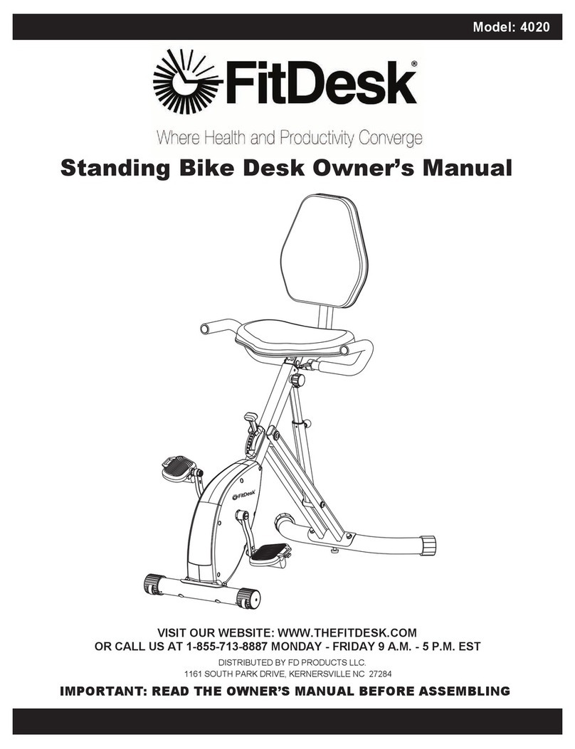 FitDesk 4020 owner's manual