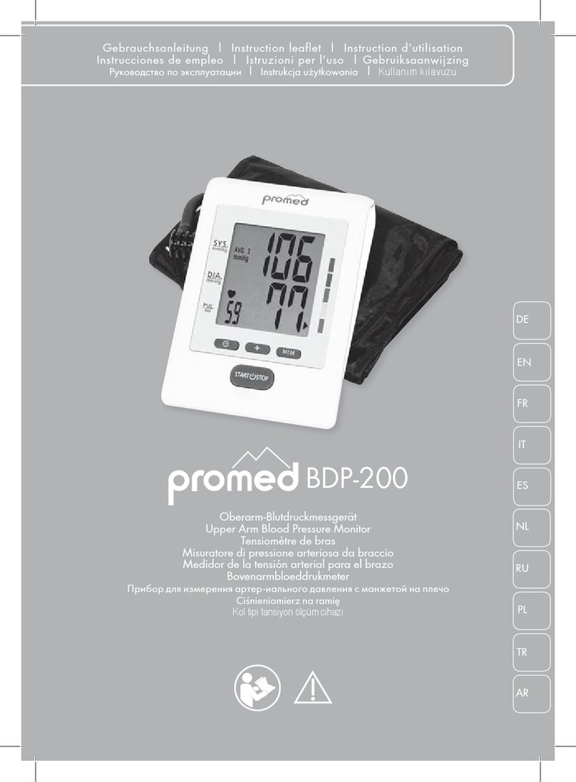 ProMed BDP-200 Instruction leaflet