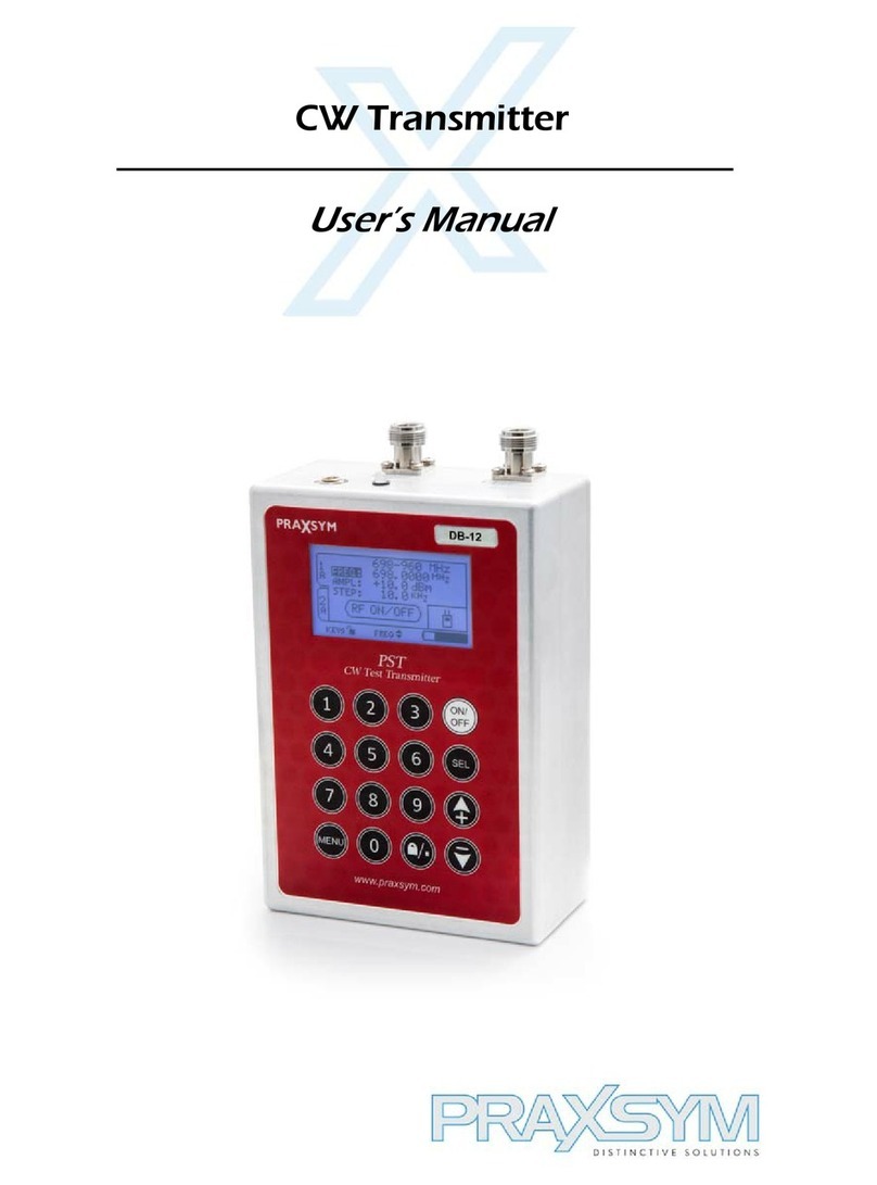 PRAXSYM DB-12 user manual