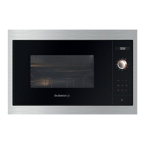 DeDietrich DMG7129X user manual