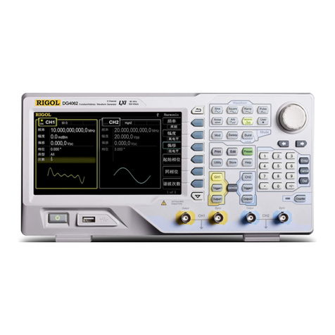 Rigol DG4000 Series Installation and operation manual