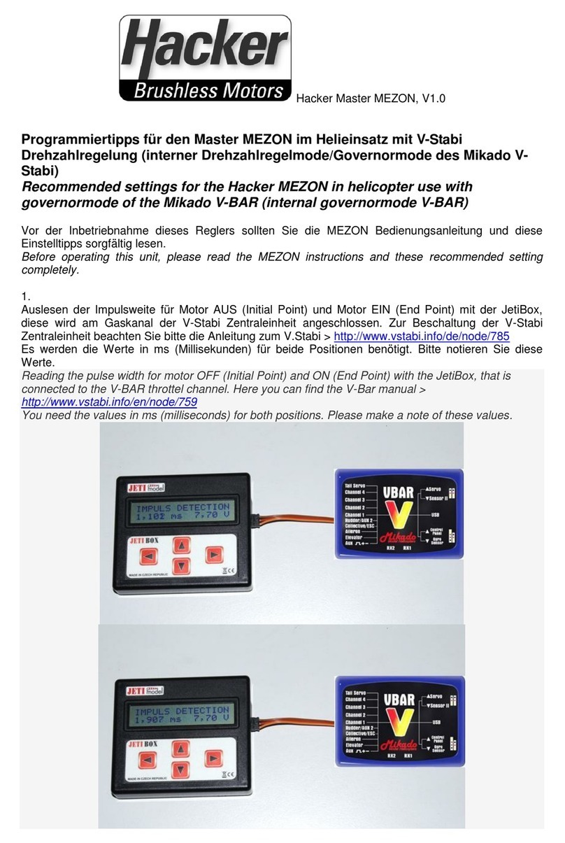 Hacker Motor Master MEZON Recommended Settings Hacker Motor Master MEZON Recommended Settings