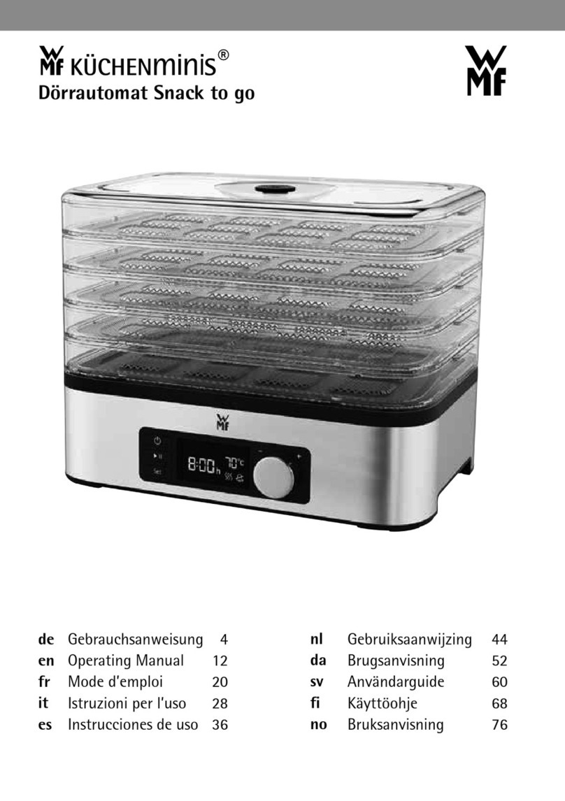 WMF KUCHENminis Snack to go operating manual