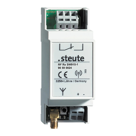 steute RF Rx SW868 TCP/IP Programming manual