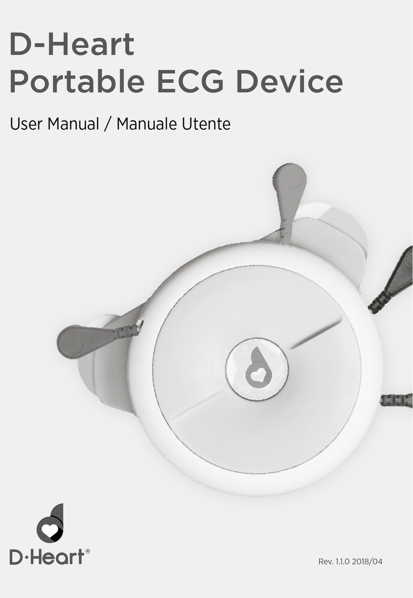 D-Heart Portable ECG Device user manual