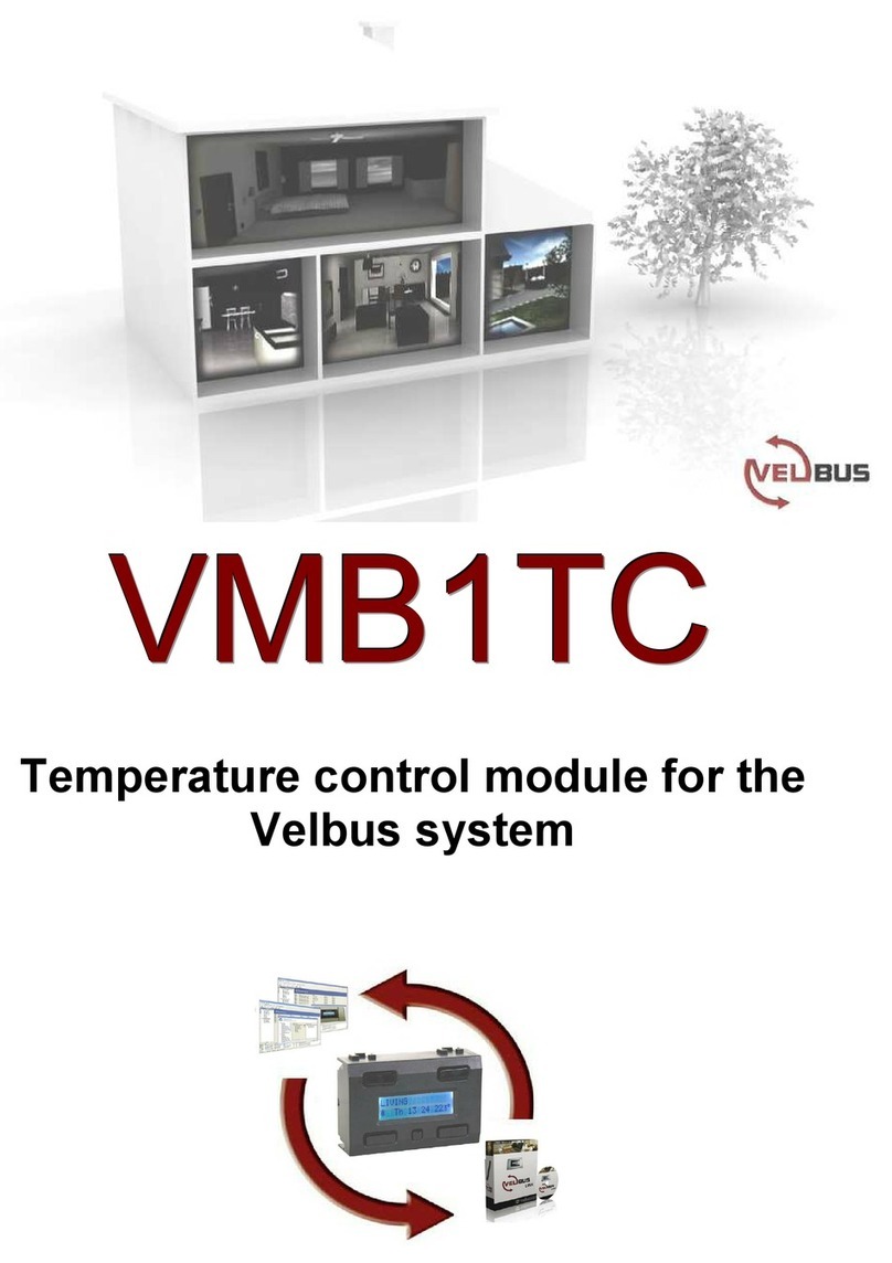 Velbus VMB1TC User manual