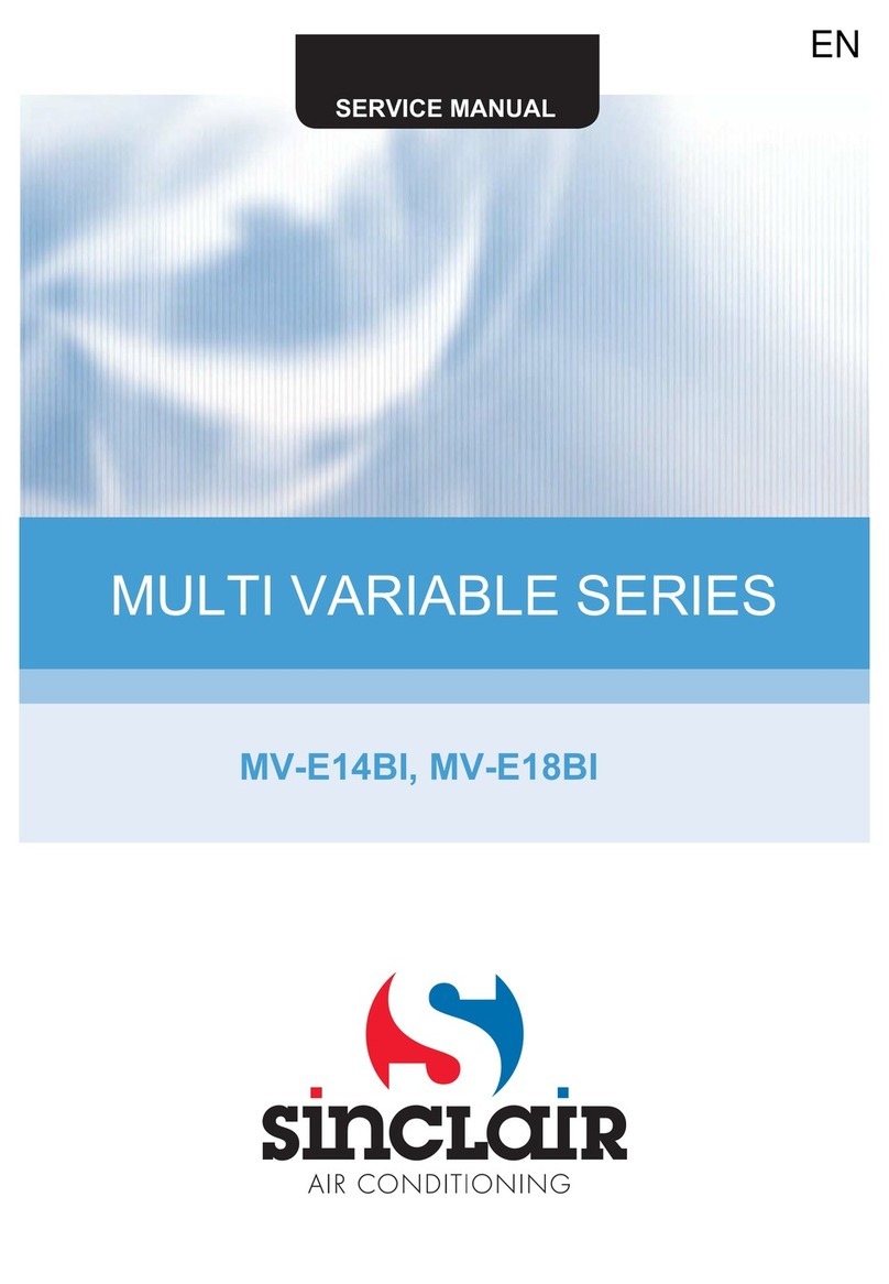 Sinclair MULTI VARIABLE SERIES Service manual