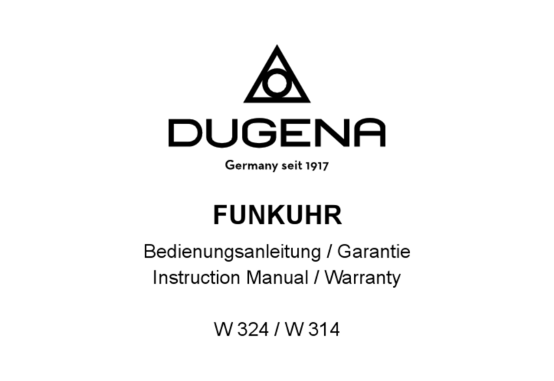 Dugena W 324 Instruction manual & warranty