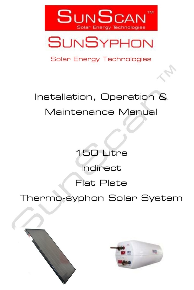 SUNSCAN 150L SunStream Indirect Installation, operation & maintenance manual SUNSCAN 150L SunStream Indirect Installation, operation & maintenance manual