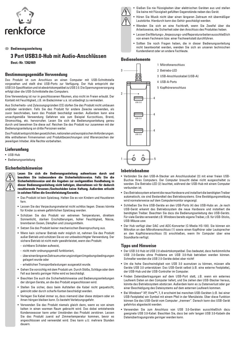 Renkforce 1362469 User manual