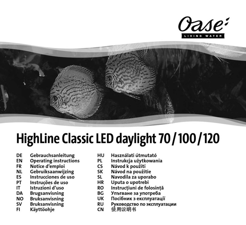 Oase HighLine Classic LED daylight 70 User manual