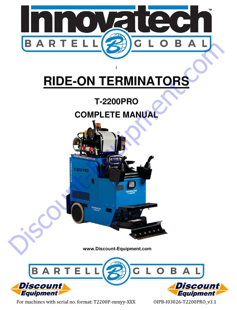 Bartell Global Innovatech Terminator T-2200PRO Complete manual Bartell Global Innovatech Terminator T-2200PRO Complete manual