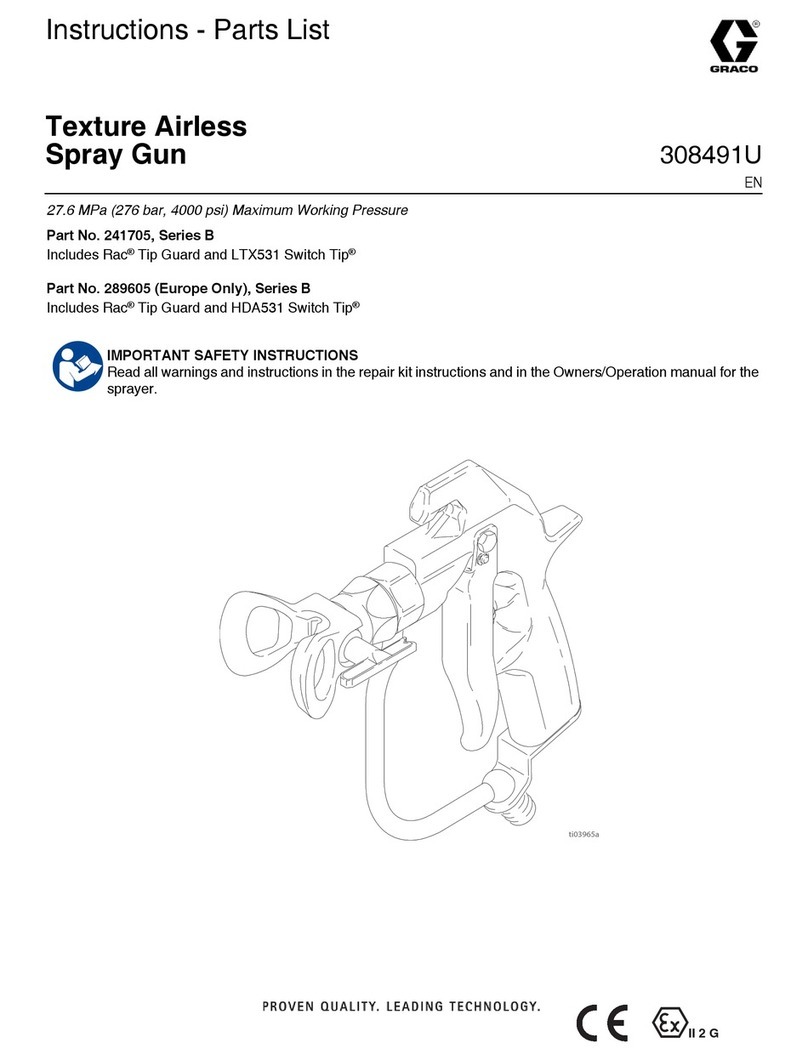 Graco 308491U Instructions-parts list