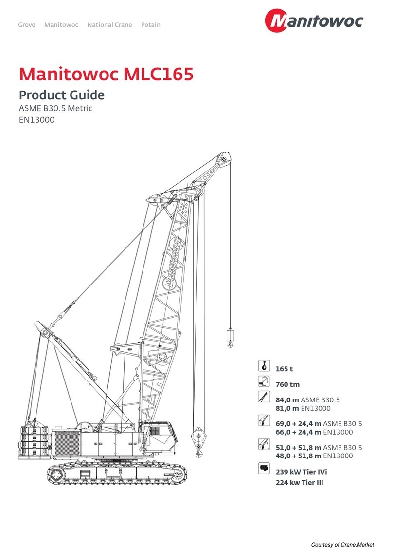 Manitowoc MLC165 User manual