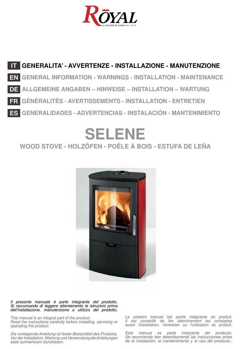 Royal SELENE GENERAL INFORMATION - WARNINGS - INSTALLATION - MAINTENANCE