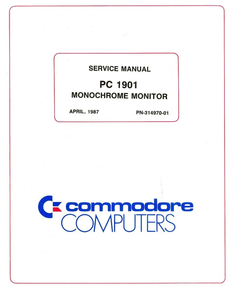 Commodore Computers PC 1901 User manual